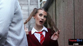 Lingerie roundass 21yo voyeur teasing