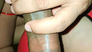 Blowjob and Masturbation for Horny Young Friend with Big Cock a Lot of Cum