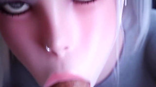Horny Slut Lisa & Her Clients - Whore Sex 3D Animation