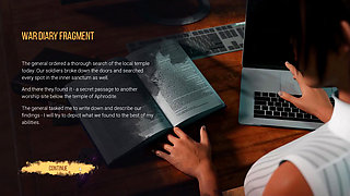 Croft Adventures Hentai Game Parody Ep.4 Lara Find Out the Hot Librarian Is Not Wearing Panties Under Her Mini Skirt Today!