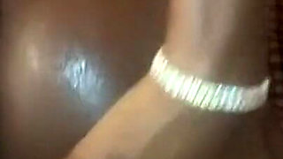 Hot Petite Babe Shaking Her Hot Oiled Ass and Massaging It