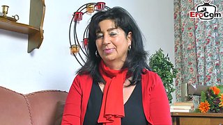 German housewife tries job as a actress
