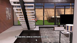 Grandma's house: I gave her a massage and touched her boobs.