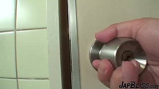 Japanese Milf Getting A Creampie