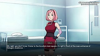 Naruto: Kunoichi Trainer - 18yo Puny Chinese Teenage Sakura Doggy style Anal invasion Intercourse With Internal cumshot In Her Office At Health center - Naruto Anime Manga porn Porno Game