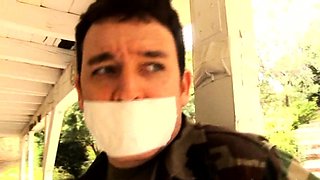 Femdom fetish mistresses fuck bdsm loser with strapon