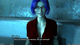 Stranded in Space - Date Night with Hot Blue Haired MILF