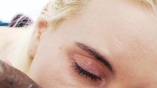 Blonde Russian Teen Daruma Rai POV Foreskin Play BBC Blowjob