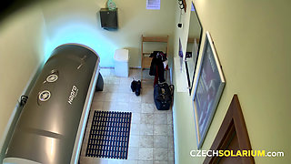 Czech Solarium 230: Divine MILF’s Sensational Performance