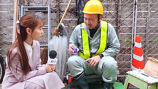 Born Into A Pretty Family And Becoming A News Anchor, She Must Have Been A Winner In Life, Right? But Now That Shes Come All The Way To The Slums To Do Some Reporting, She Cant Complain If She Gets Envied And Fucked By Low-income Day Laborers. Marin Mit