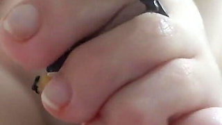 Giantess Stepmom Puts Tiny Stepson Between Her Toes as Punishment Then Glues Him to the Soles of Her Feet and Cleans His Toes
