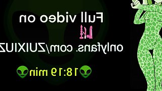 Alien Girl! Drooling, spurting and nailing my alien vagina