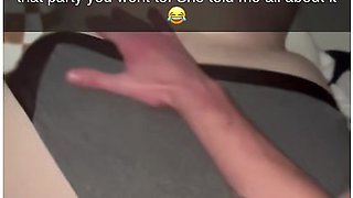 My Wifes Sister Came Over Looking For Her - Snap Chat