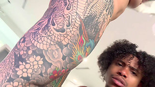 Bianca Bailee and Lil D Interracial Throat & Pussy Pounding