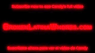 Rough Gangbang with Busty Latina Candy - Anal, DP, and Airtight Face Fucking