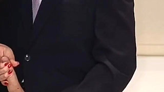 Wearing a Traditional Austrian Dirndl She Jerked Him off