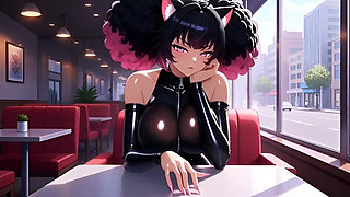 Pussygirl Wants Love and Sex. Hentai Anime Cartoon. Ai Animation