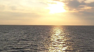 Slut on Balcony Covered in Cum