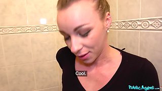 Angel Emily's Wild Passion in Public Restroom