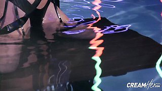 Glamour Zuzu's small tits action