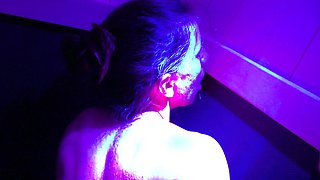 Brunette hot amateur finger fucking cunt at the beach