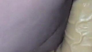 Rubbing My Clit Riding Mounted Dildo