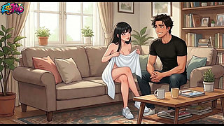 I Fucked My Girlfriend's Stepsister (19) While She Was Watching Hentai Anime