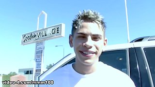 Cute Brunette Alana Leigh Fucks Big Cock with Cum on Tits - MMM100