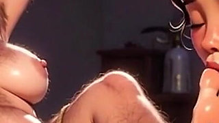 Nurse Sucking Old Granny Feet in Bondage - Nursing Home Fetish