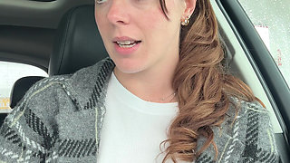 Trying Not to Cum Too Loud While I Pump My Gas