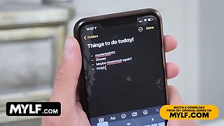 Successful stepson makes his big titted step-mom Natasha Nice sperm from ass fucking hardcore