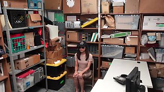 Asian beauty Aurora rides Wrex wild in the office