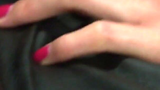 Paige fucks the eager head of her tight ass