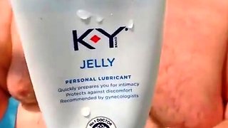 Bearded Daddy Plays Naked by the Pool