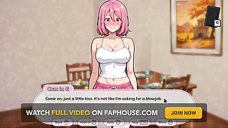 Alone with My Stepsister Taboo Hentai Game Ep.3 Kissing Step Stepsister First Time and Caught Masturbating in the Shower!
