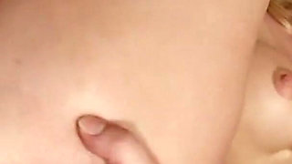 Sexy blonde teen with hot body gets plowed in her tight asshole