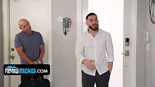 Water conservation screw - stepsister coaxes brutha to scrub her back and drill her wet vagina