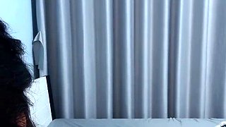 Amateur brunette Michelle with small tit