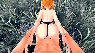 Echi, caboose, anime porn