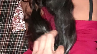 Indian Chubby Girlfriend Fuck in Western Dress