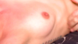 My Tits Get Slapped Hard in Rough Throatfuck and Creampie Session