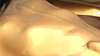 Latex Lovers Encased in Gold