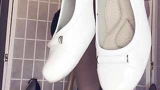 Showing off My Heels and Pumps on Nylon Feet POV