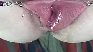 12 Thick Pumped and Widely Spread Pussy Piss 7 Views
