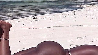 Massage Naked on a Public Beach