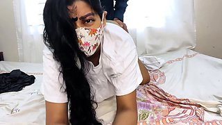 Hot Indian Teacher Gives Private Lessons to Young Student