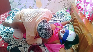 Husband Ties His Wife's Hand and Let Her Fucked by Her Father in Law for His Lost Wish