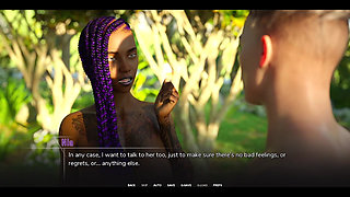 Taboo University - Big Titty Emo College Girl Gets Conforted by Busty Black Girl with Tattoos