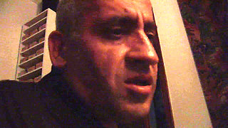 Old pig touching his stepdaughter