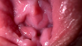 Close up wide pussy spreading and dirty talk, Sexy Mia wants to cum with you